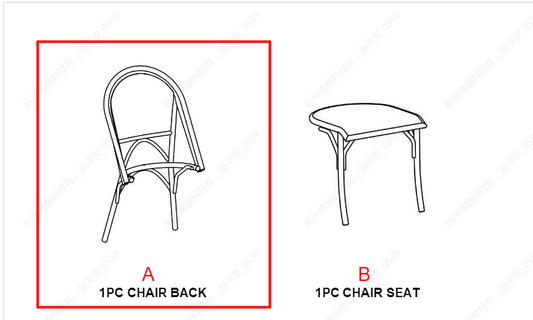 Meetsunny P01 Replacement Parts -Chair Back(Model #A)