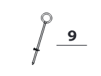 Meetsunny K01 Replacement Parts - Stake 4PCS (Model #9)