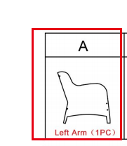 Meetsunny M75 Replacement Parts - Left Arm (Modle #A)