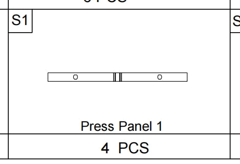 Meetsunny A01 Replacement Parts - Press Panel 1 (Model #S1)