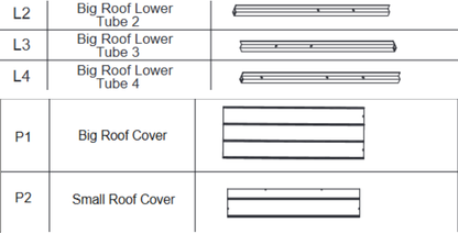 A03 11'x13' Wood Gazebo Accessories