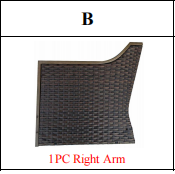 Meetsunny MA10-4 Replacement Parts - Right Arm (Model #B)