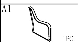 Meetsunny M71 Replacement Parts - Left Arm (Model #A1)