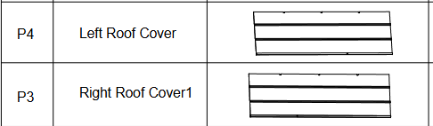 A05/A25 13'x15' Wood Gazebo Accessories