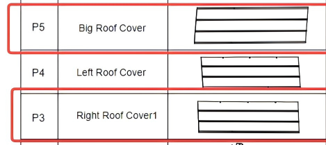A05/A25 13'x15' Wood Gazebo Accessories