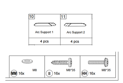 A35  13'x15' Gazebo Accessories