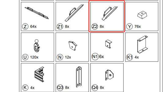 Meetsunny A44 Replacement Parts -  (Model #Z2)