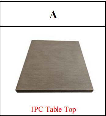 Meetsunny M30 Replacement Parts - Table Top (Model# A)