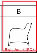 Meetsunny M75 Replacement Parts - Right Arm (Modle #B)