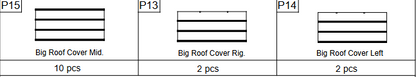 B35  13'x15' Gazebo Accessories