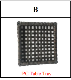 Meetsunny M65 Replacement Parts - Table Tray (Model #B)
