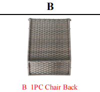 Meetsunny MA09-5 Replacement Parts - Chair Back (Model #B)