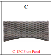 Meetsunny MA09-6 Replacement Parts - Front Panel (Model #C)