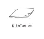 Meetsunny J08 Replacement Parts -  Big Top ( Model #D )