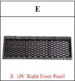 Meetsunny MA06-A1 Replacement Parts - Right Front Panel  (Model# E)