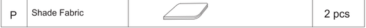Meetsunny F03 Replacement Parts -Shade Fabric (Model #P)
