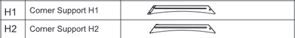 F03 10'x10' Pergola Accessories