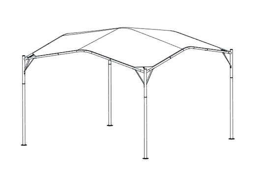 F20# Outdoor Pergola withCanopy