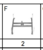 Meetsunny M52 Replacement Parts - chair bracket (Model #F)