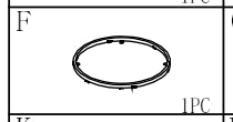 Meetsunny M72-NEW Replacement Parts - Swivel base ring (Model #F)