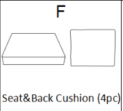 Meetsunny M79 Replacement Parts - Back Cushion (Model #F)