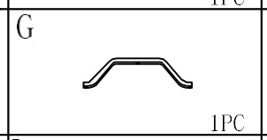 Meetsunny M01-1PK Replacement Parts - Support Bar (Model #G)