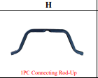 Meetsunny MA12-4 Replacement Parts -  Connecting Rod-Up(Model #H)