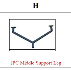 Meetsunny M75 Replacement Parts - Middle Support Leg (Model #H)