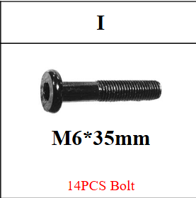 Meetsunny MA15 Replacement Part - M6*35mm Blot (Model #I)