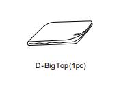 Meetsunny J03 Replacement Parts - Big Top (Model #D)