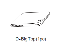 Meetsunny J06 Replacement Parts - Big Top (Model #D)