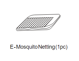 Meetsunny J06 Replacement Parts - Mosquito Netting (Model #E)