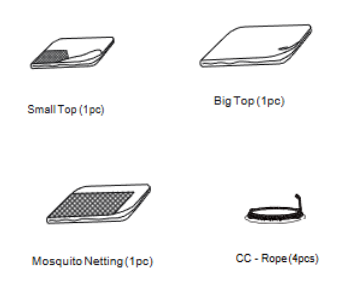 J0 11ft x11ft Pop Up Canopy with Netting