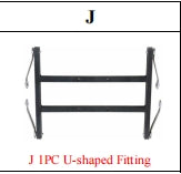 Meetsunny MA06-B8 Replacement Parts - U-shaped Fitting (Model# J)