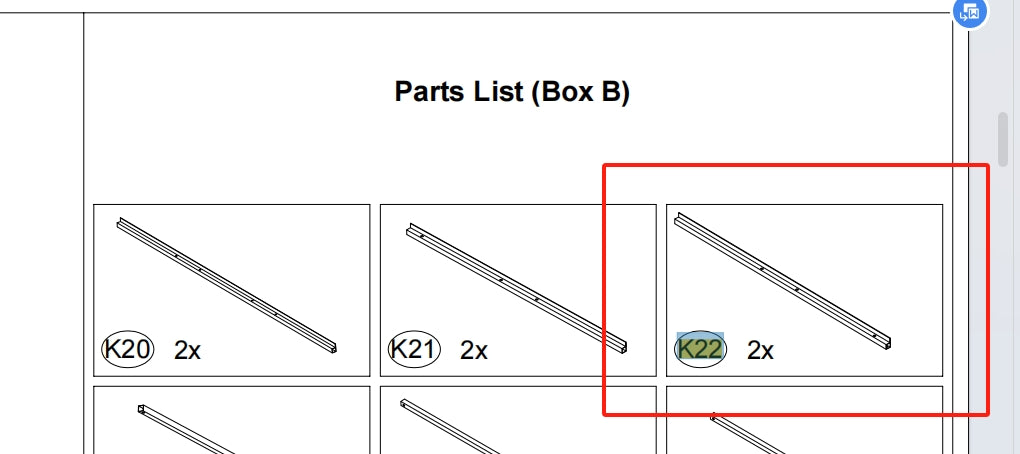 Meetsunny A30 Replacement parts - (Model #K22)