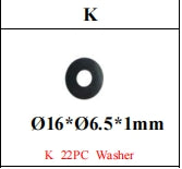 Meetsunny MA06-B8 Replacement Parts - Washer (Model# K)
