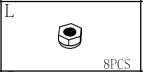 Meetsunny M72-NEW Replacement Parts - nuts (Model #L)