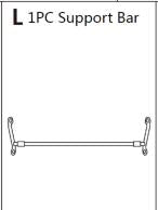 Meetsunny M85 Replacement Parts - Support Bar(Model# L)