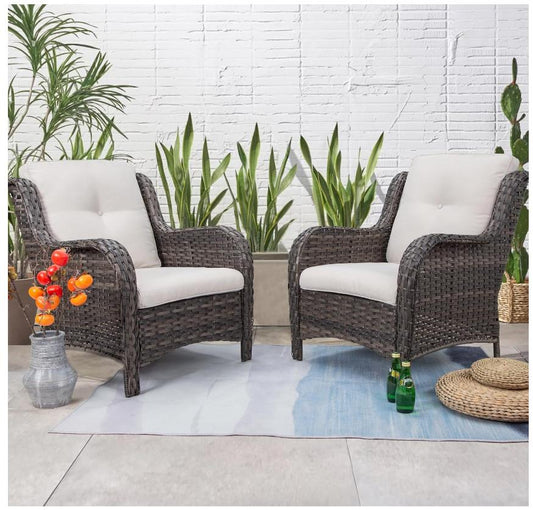 Meetsunny M08 Wicker Chairs Set