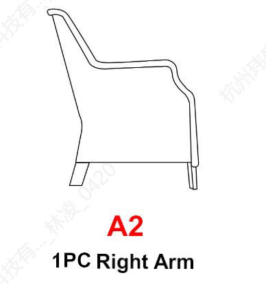 Meetsunny M31 Replacement Parts - Right Arm (Model #A2)