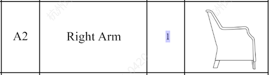 Meetsunny M33 Replacement Parts - Right Arm (Model #A2)