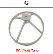 M48 360 Degree Swivel Rocker Patio Chair Accessories