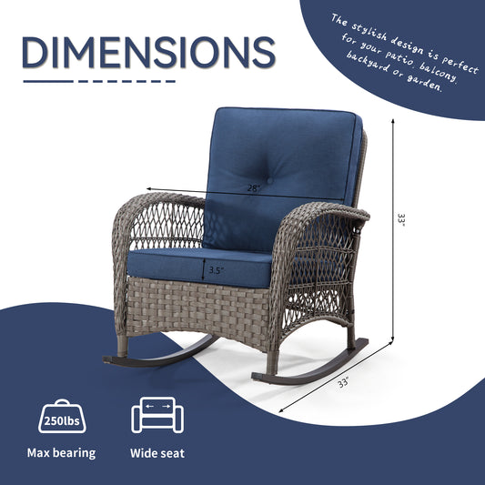 M59 Patio Wicker Rocking Chair Accessories