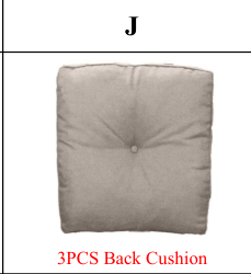 Meetsunny M66 Replacement Parts - Back Cushion (Model #J)