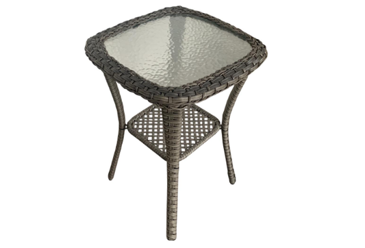 M73 PATIO WICKER SIDE TABLE