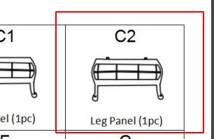 Meetsunny Replacement Parts: Outdoor Patio Wicker Chair WF1-M88 Model: M88 Part Number: C2