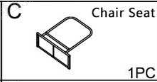 Meetsunny MA01-5 Replacement Parts - Seat panel (Model #C)