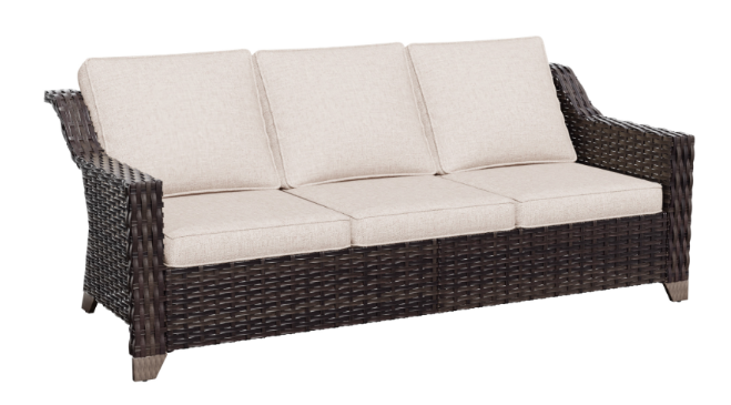 MA01 Outdoor 3-Seat Patio Wicker Sofa Accessories(MA01B-BGE-C1-LFSS)