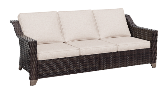 MA01 Outdoor 3-Seat Patio Wicker Sofa Accessories(MA01C-BGE-C1-LFSS)