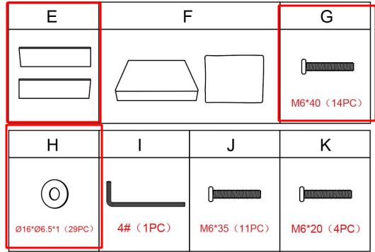 Meetsunny Replacement Parts: Outdoor PatioWicker Sofa WF-MA011-BEG, MA011, Model: MA011. Part Number: E*2 G*2 H*2